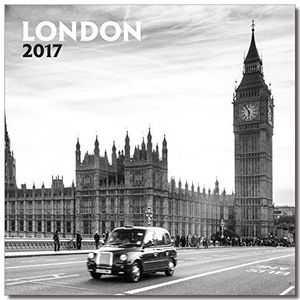 Grupo Erik Editores London B/W Kalender 2017, 30 x 30 cm