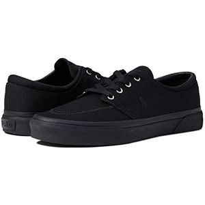 Polo Ralph Lauren Faxon X, gymschoenen voor heren, zwart en zwart, Pp, 41 EU, Zwart Zwart Pp, 41 EU