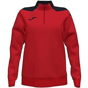 Joma Dames 901268.601.S Sweatshirt, rood-zwart, Estándar, rood-zwart, S