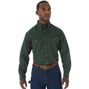 Wrangler RIGGS WORKWEAR Grote & Tall Logger Shirt voor heren - groen - L