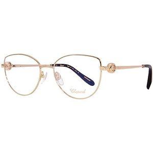 Chopard bril voor dames, glanzend, totaal, roségoud, 53