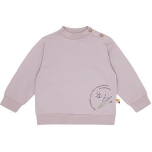 loud + proud Unisex kinderen geverfd met plantaardige kleuren, GOTS-gecertificeerd sweatshirt, lavendel, 74-80