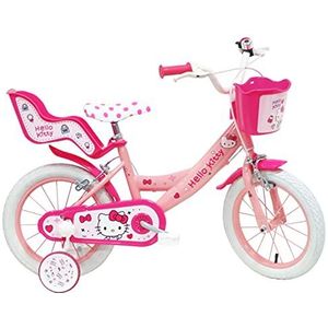 Mondo 25635 Bike 14 Hello Kitty meisje, meerkleurig