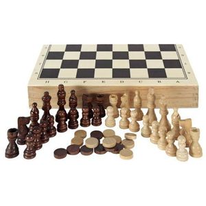 Compudid CP1070 Schaakspel, dammen en backgammon in koffer - Beste strategiespellen voor 2 spelers