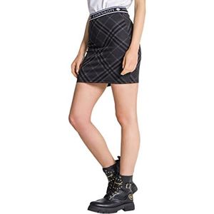 Gianni Kavanagh zwart (Black Tartan Gk University Skirt dames), blue, M