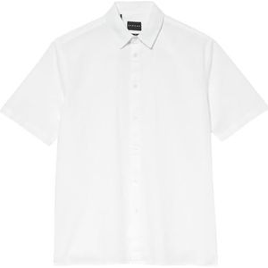 Sisley Mens 59A2SQ01Y Shirt, White 901, L, Wit 901, L