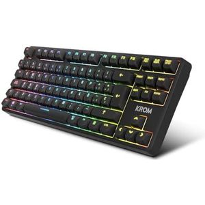 Krom - Kernel Pro Mini - Draadloos Gamingtoetsenbord - Zwart/Wit - Mechanisch