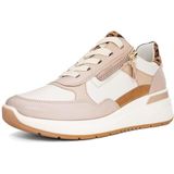 ARA - Sneakers - Beige / Bruin / Wit - Laag - Met Uitneembare Zool
