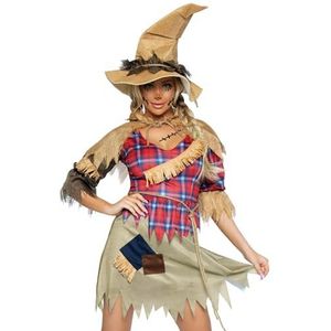Leg Avenue Carnaval Kostuum Sinister Scarecrow, S/M (Multicolor)