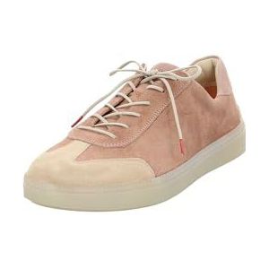 Think! Turna chroomvrij gelooide duurzame sneakers voor dames, Rose Combi 5010, 37.5 EU