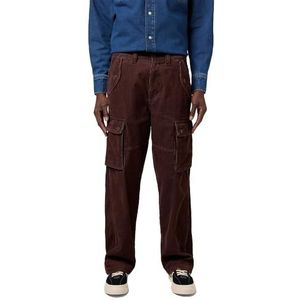 Wrangler Heren Cj Loose Cargo Pants, Mahogany, 32W / 32L