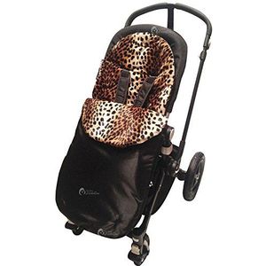 Dierenprint Voetenzak/Gezellige tenen Compatibel met Petite Star Buggy Zia/Kurvi/Zukoo Leopard