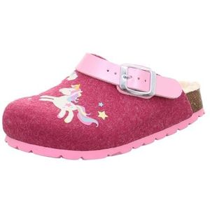 Superfit - FUSSBETTPANTOFFEL - Hausschoenen - Pink - Flexibele Loopzool