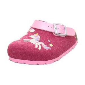 Superfit Mädchen FUSSBETTPANTOFFEL Hausschuhe, PINK 5510