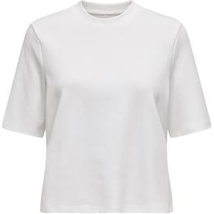 Onlrobbyn Life S/S O-Neck Top Box JRS, wit (bright white), S