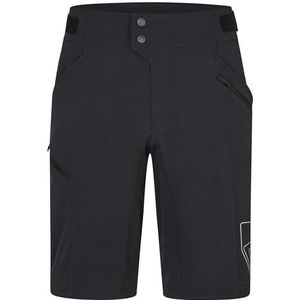 Ziener NONUS X-Function fietsshorts met binnenbroek voor heren, mountainbike/outdoor/vrije tijd, ademend, sneldrogend, gevoerd, zwart, 54