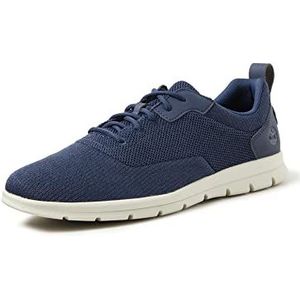 Timberland - Graydon Knit Ox - Nette Schoenen - Navy Blauw - Leer