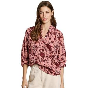 Blouse - Bella - Bloemenprint - Viscose - Lange Mouw