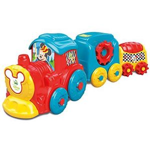 Clementoni Baby - Disney Baby Activity Train, activiteitencentrum educatief, 10-36 maanden, 17168, Meerkleurig