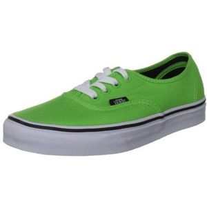 Vans U Authentic Green Flash/Bla, Unisex Sneaker, Groen Flash/Zwart, 38 EU