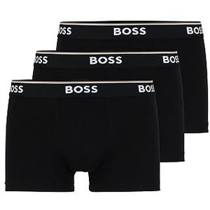 Hugo Boss Heren Trunks (verpakking van 3), Zwart, L.