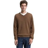 Tom Tailor - Regular Fit - Gebreide Pullover - Effen - Zuiver Katoen