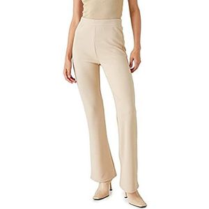 Koton Flare Leggings voor dames, Beige (050), XL
