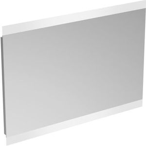 Ideal Standard - Rechthoekige spiegel met geïntegreerd ledlicht boven en onder, 100 x 70, 55 W, neutraal