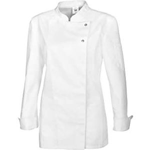 BP damesjas 1544-400-21, 65% polyester, 35% katoen wit, maat groot