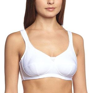 Sassa Dames Soft-BH Jaqcuard, wit (wit 00100), 90B