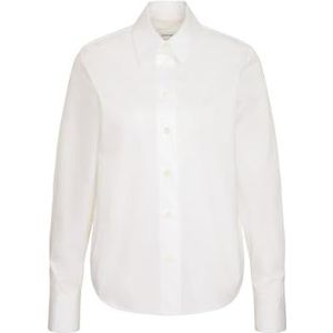 Seidensticker - Overhemdblouse - Wit - 1/1 Kraag Uni