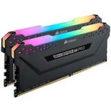 Corsair Vengeance DDR4 XMP 2.0 Enthusiast RGB Geheugenkit met RGB LED-verlichting, zwart