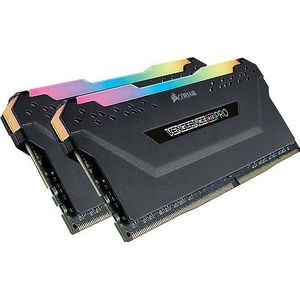 Corsair Vengeance DDR4 XMP 2.0 Enthusiast RGB Geheugenkit met RGB LED-verlichting, zwart