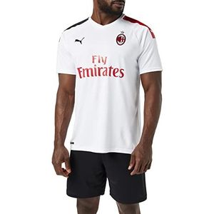 PUMA Heren AC Milan 1899 Away Shirt Repl. TOP1 Player Jersey, White/Tango Red, M