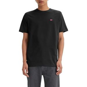 Levi's heren T-Shirt Ss Original Housemark Tee, Stonewashed Black, S