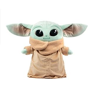 Nicotoy 6315875795 - Disney Mandalorian The Child Jumbo, 66cm Baby Yoda XXL, knuffel, pluche, 0m+