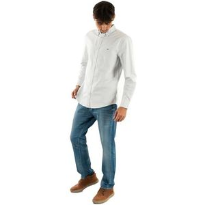 Tommy Jeans Overhemd  pastelblauw / wit