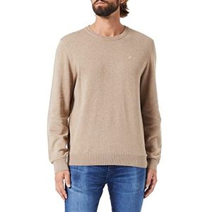 Daniel Hechter Heren Knit Crewneck ronde hals pullover, Curry, S