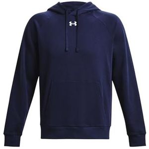 Under Armour Sweatshirt heren Ua Rival Fleece Hoodie , Midnight Navy / / Wit , S