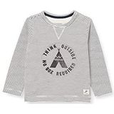 Noppies Baby-jongens B Stripe Ls Trente T-shirt, White Sand - P670, 56 cm