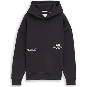 Tom Tailor - Oversized Hoodie - Graffitiprint