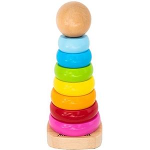 Max & Lea Educatieve Speelgoed Regenboogtoren - Educatief Spel - Kinderspel - vanaf 1 Jaar
