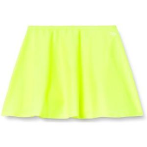Haute pression Effen rok voor meisjes, kleding, bedekkend badpak, Neon geel, 10 Jaar