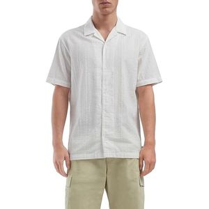 QS hemd korte mouwen, wit, M