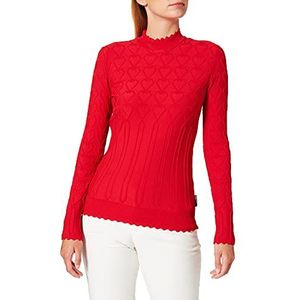 Love Moschino Womens Pullover Sweater, RED, 48