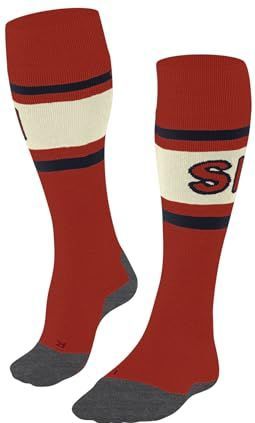 FALKE Heren Skisokken SK2 Intermediate Wool M Kh wol functioneel materiaal warm dik 1 paar, Orange Samba 8182 Trend, 39-41