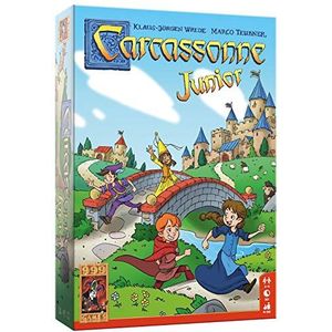 999 Games - Carcassonne Junior Bordspel - vanaf 4 jaar - Genomineerd voor speelgoed van het jaar 2009, Winnaar spel van het jaar 2012 - voor 2 tot 4 spelers - 999-CAR15