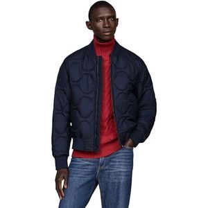 Tommy Hilfiger Heren ONION QUILTED BOMBER MW0MW37341, Bomberjack, Blauw, XS, Blauw (Woestijnhemel), XS
