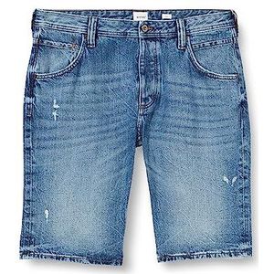 MUSTANG Heren Style Michigan Shorts, Middelblauw 684, 35, middenblauw 684, 36