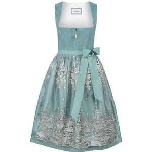 STOCKERPOINT Dirndl 'Sarah'  turquoise / zilver